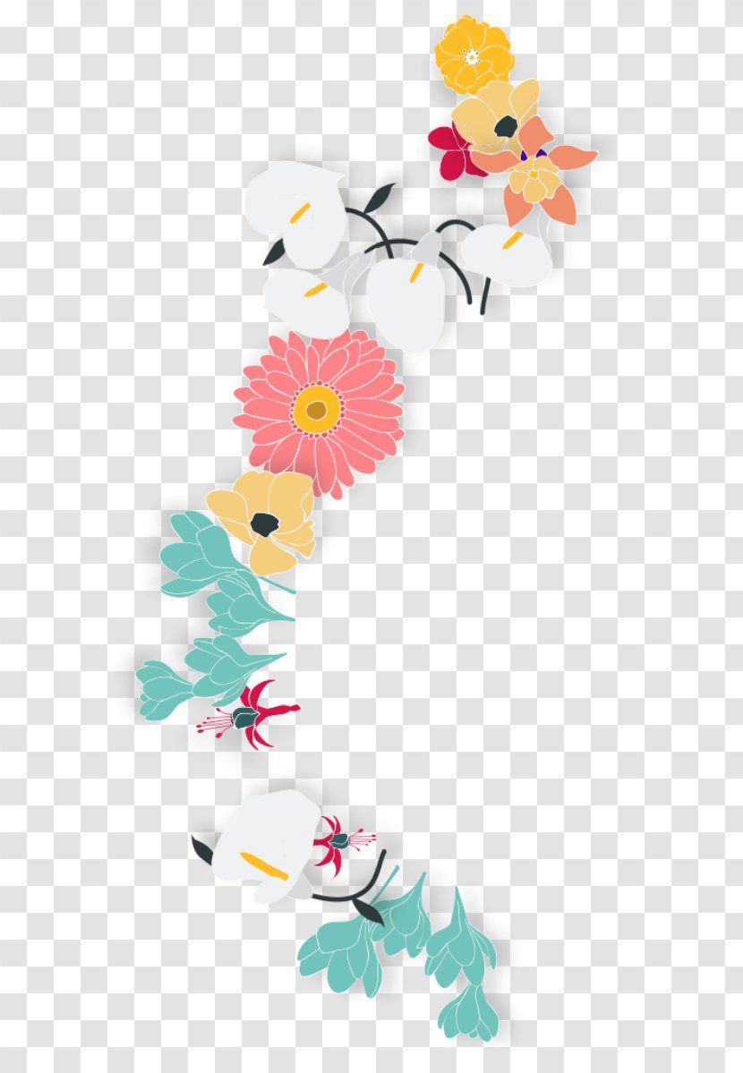 Flower Flat Design - Fictional Character - Flowers Transparent PNG