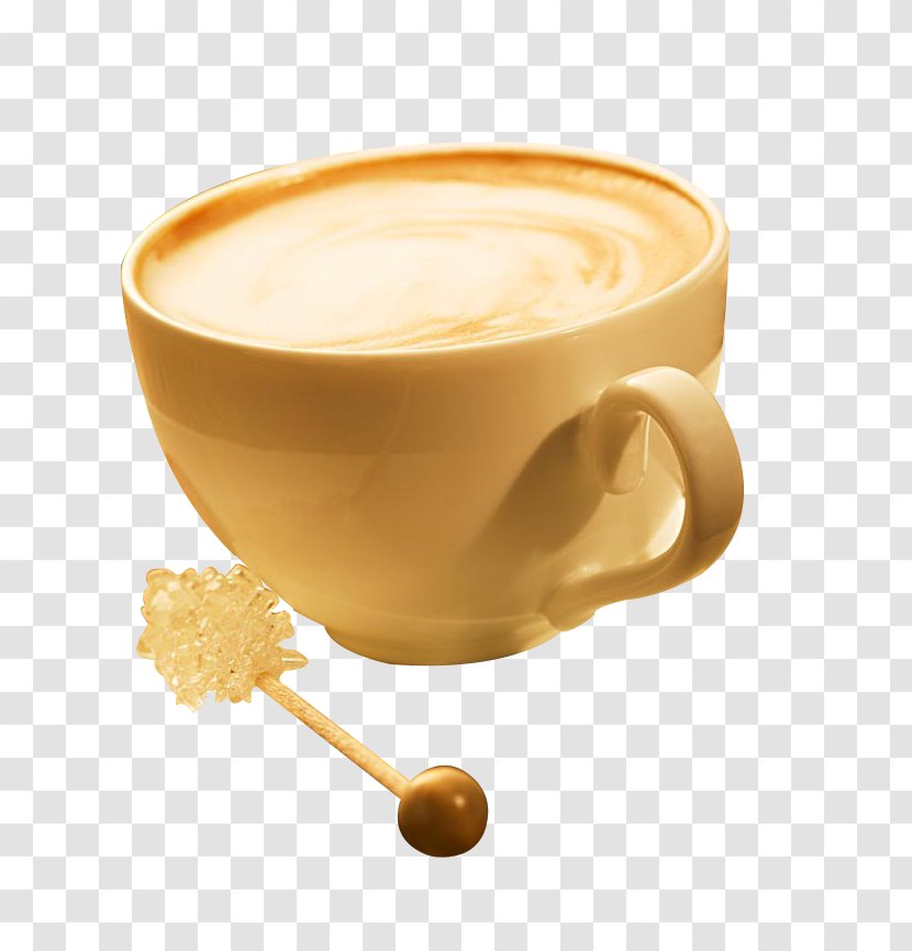 Cappuccino Coffee Cuban Espresso Latte - Cafxe9 Au Lait - Foam Transparent PNG