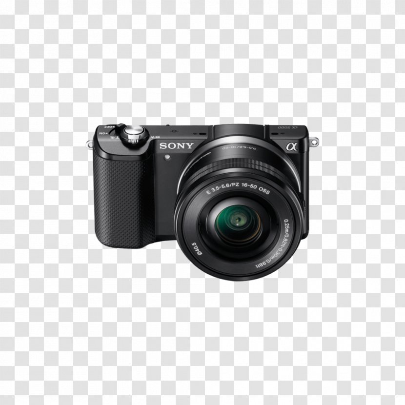 Sony α5000 α6000 α6500 Mirrorless Interchangeable-lens Camera - Lens Transparent PNG