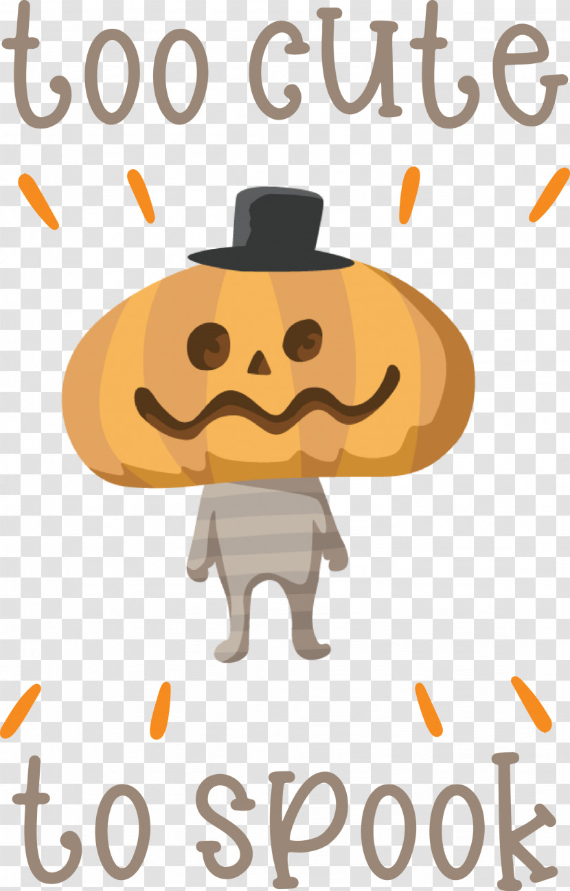 Halloween Too Cute To Spook Spook Transparent PNG