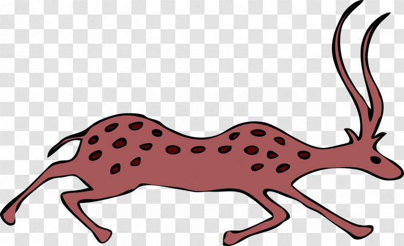 Antelope Drawing Clip Art - Mammal - Deer Transparent PNG