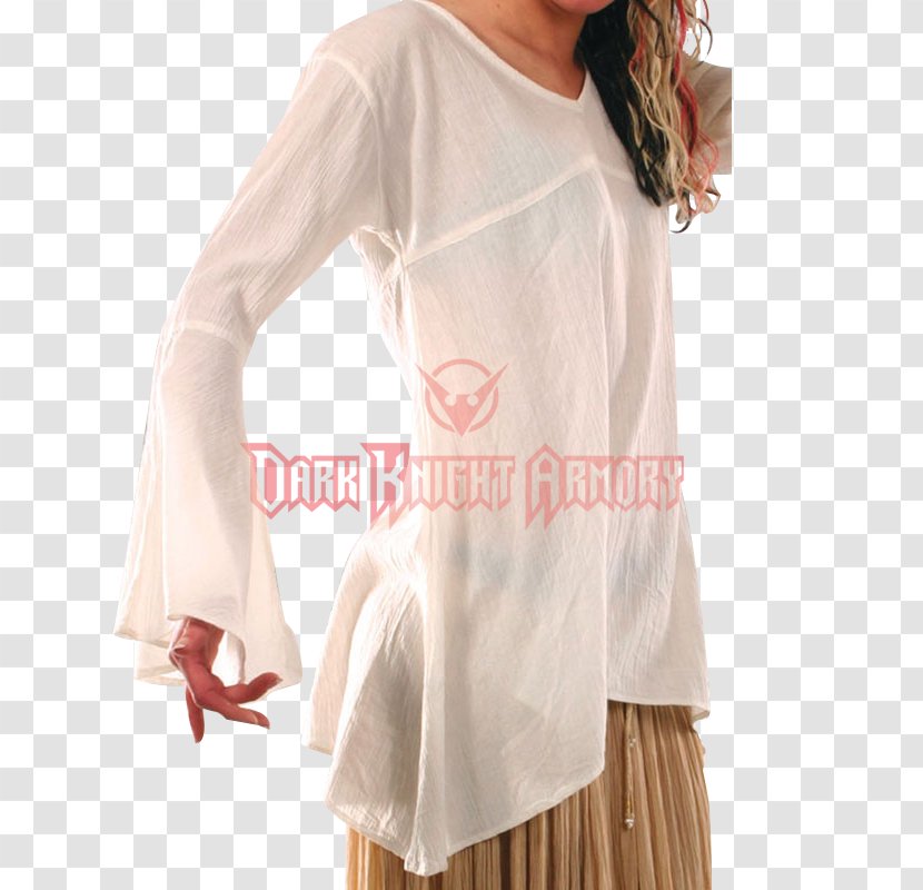 Blouse T-shirt Chemise Sleeve - Bodice Transparent PNG