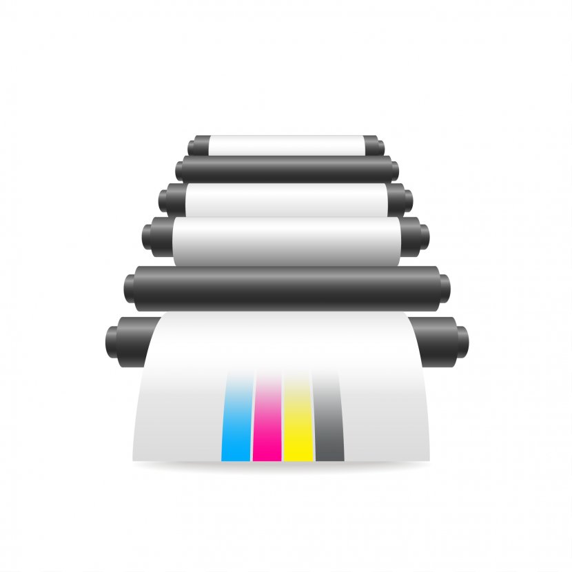 Printer CMYK Color Model Printing Download - Brochure Transparent PNG