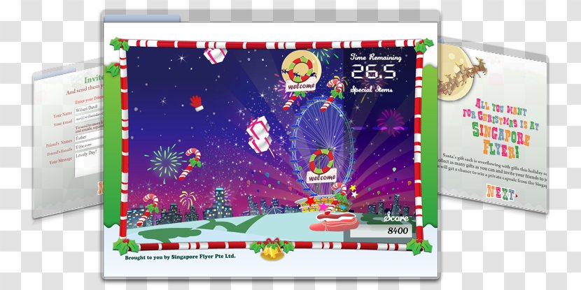 Christmas Google Play Video Game - Singapore Flyer Transparent PNG