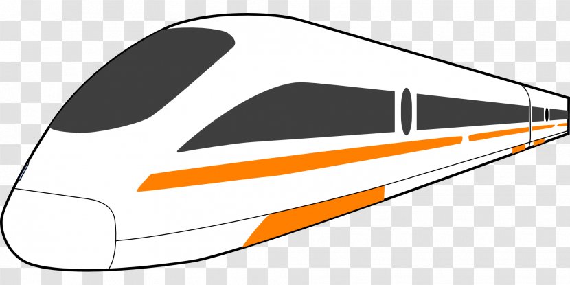 Train Rail Transport Intercity-Express Clip Art - Free Content - EMU Transparent PNG