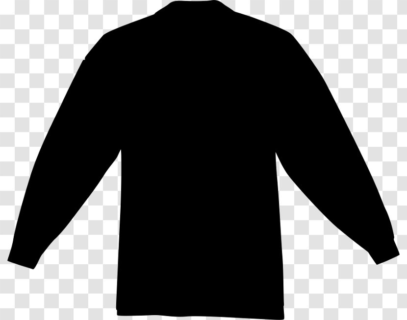 Sleeve T-shirt Shoulder Black & White - Jacket - M Transparent PNG