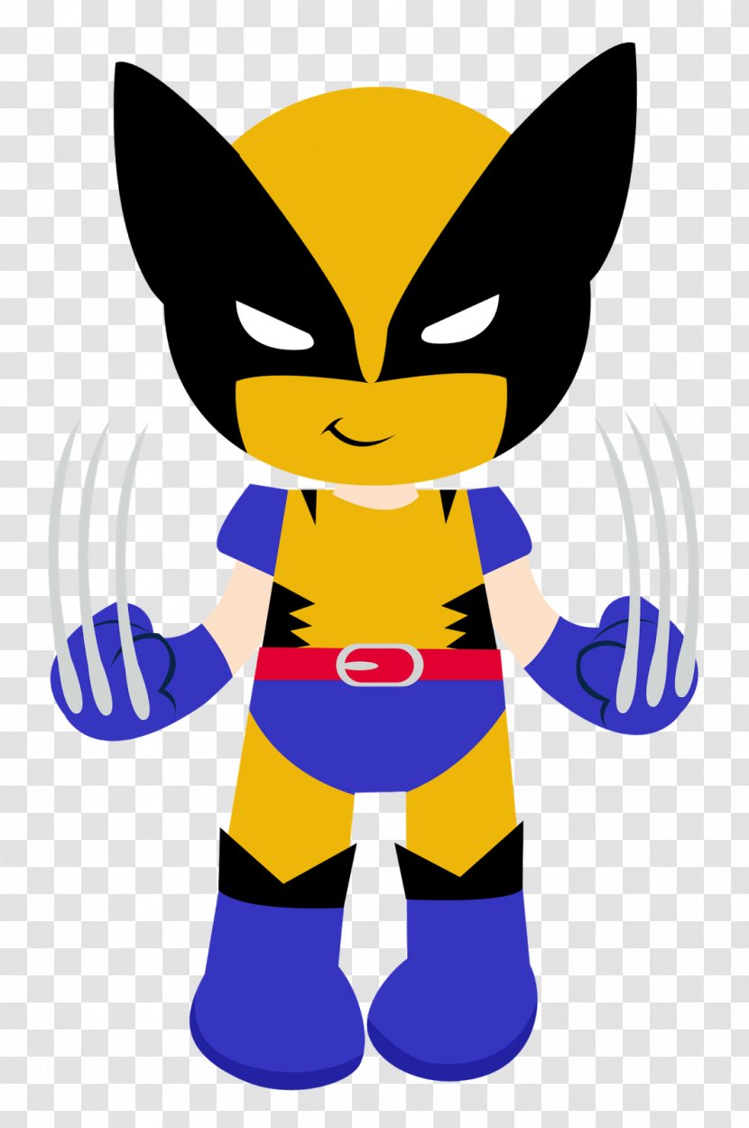 Wolverine Spider-Man YouTube Superhero Clip Art - Yellow - Super Transparent PNG