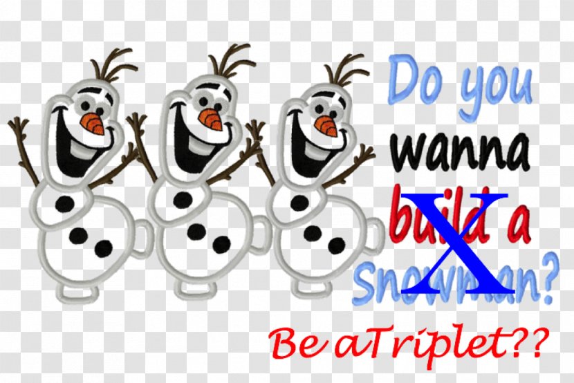 Olaf Elsa Do You Want To Build A Snowman? YouTube - Text Transparent PNG