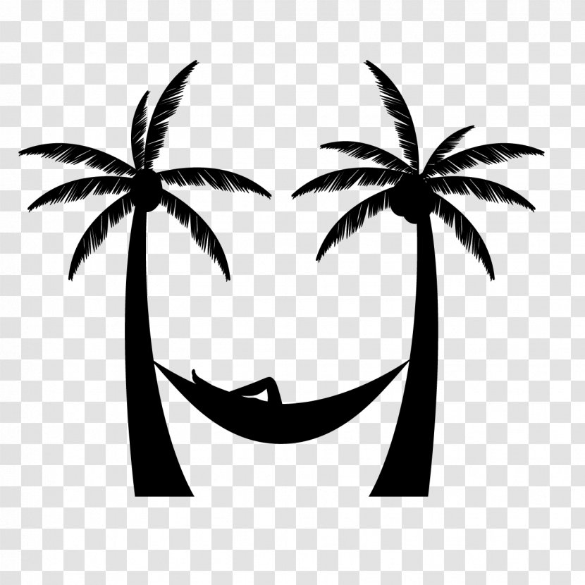 Palm Tree - White - Arecales Smile Transparent PNG