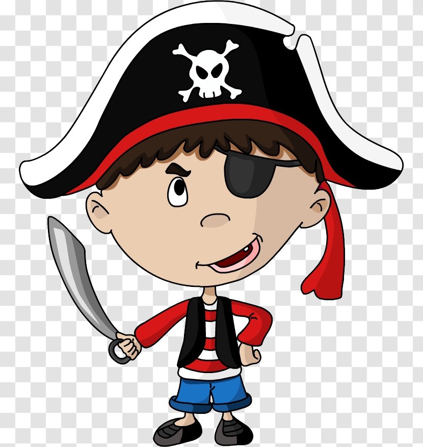 Piracy Child Boy Cartoon - Tree - Pirate Transparent PNG