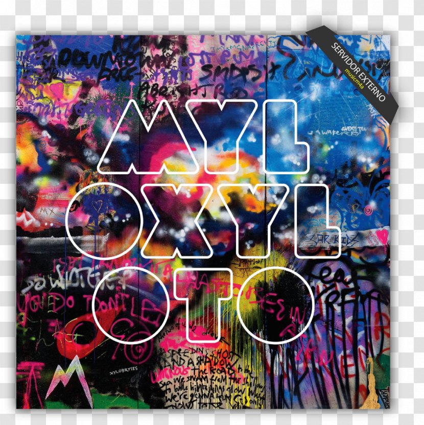 Mylo Xyloto Coldplay Album Cover Compact Disc - Flower - Watercolor Transparent PNG