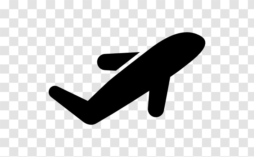 Airplane Flight Aircraft - Symbol - Plane Silhouette Figures Material Transparent PNG