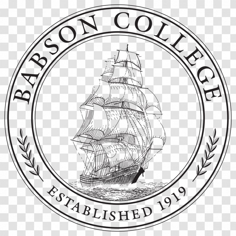Babson College Boston Alumnus School - Line Art Transparent PNG