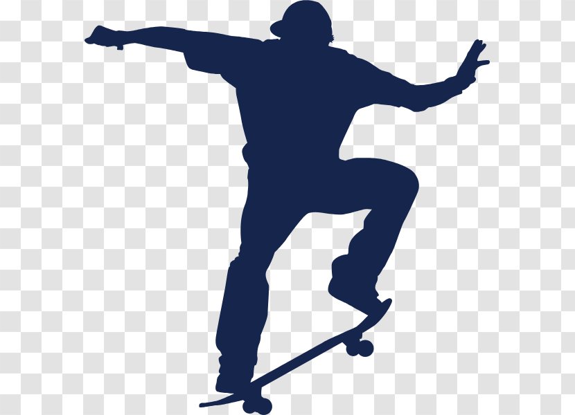 Vector Graphics Skateboarding Illustration Silhouette - Equipment - Skateboard Transparent PNG