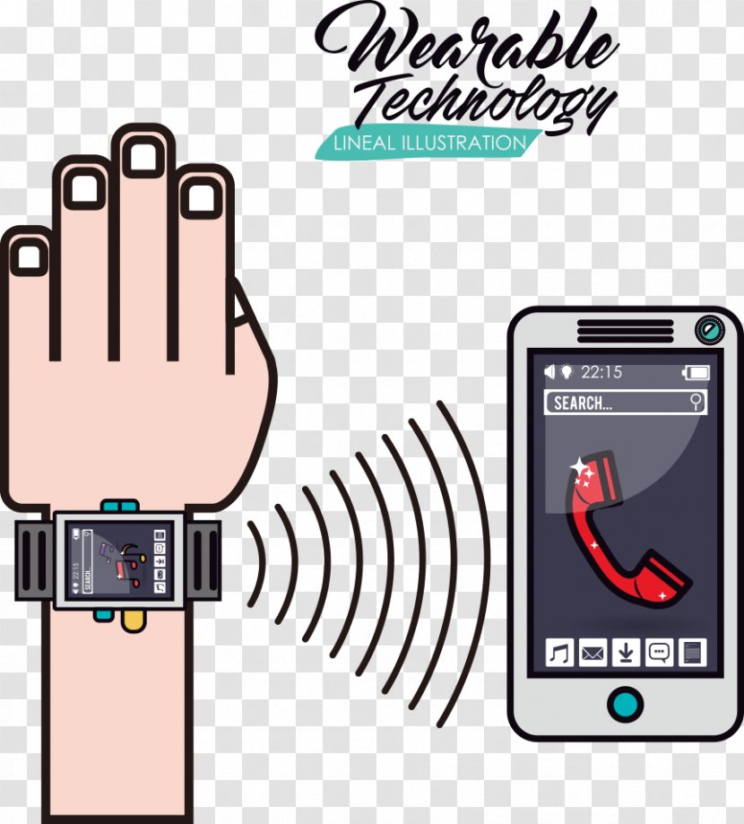 Mobile Phone Drawing - Communication - Vector Watch And Contacts Transparent PNG