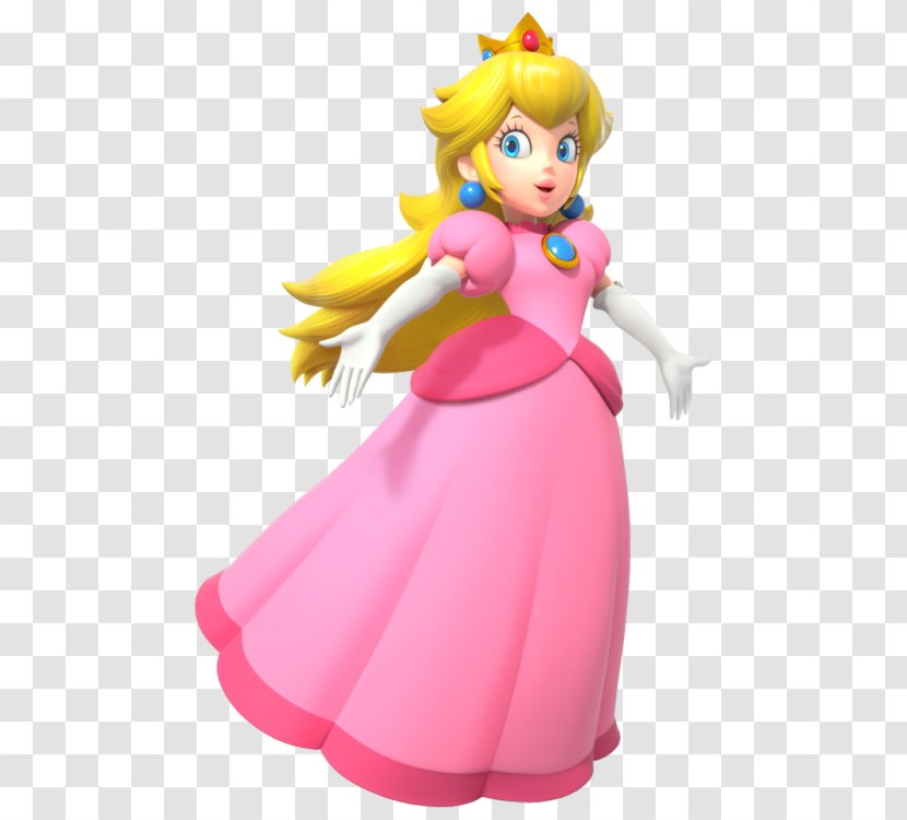 Super Princess Peach Mario Party: The Top 100 Daisy New Bros - Figurine - Electric Carnival Transparent PNG