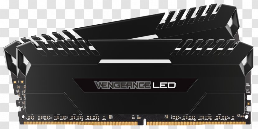 DDR4 SDRAM Corsair Components Light-emitting Diode Computer Memory Extreme Profile - Stereo Amplifier - Ram Transparent PNG