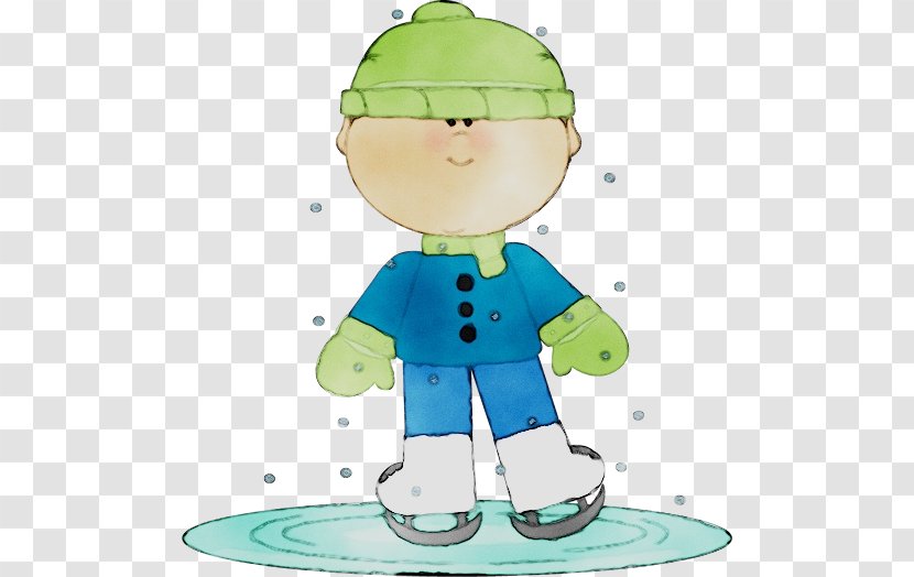 Clip Art Illustration Figurine Character Boy - Green - Cartoon Transparent PNG