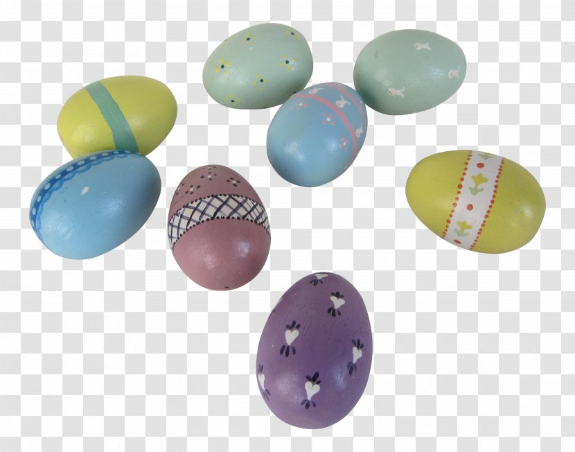 Plastic Easter Egg Bead - Hand-painted Transparent PNG