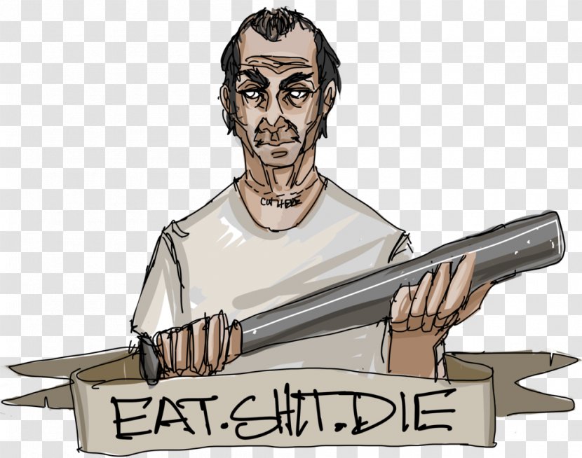 Grand Theft Auto V Trevor Philips Drawing Art - Weapon - Shit Transparent PNG