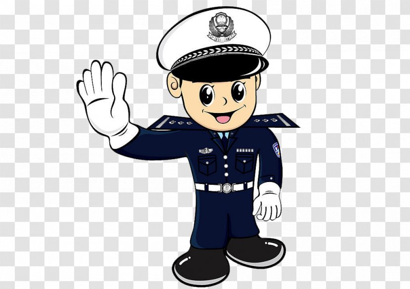 Police Officer Traffic Cartoon - Profession - Pictures Transparent PNG