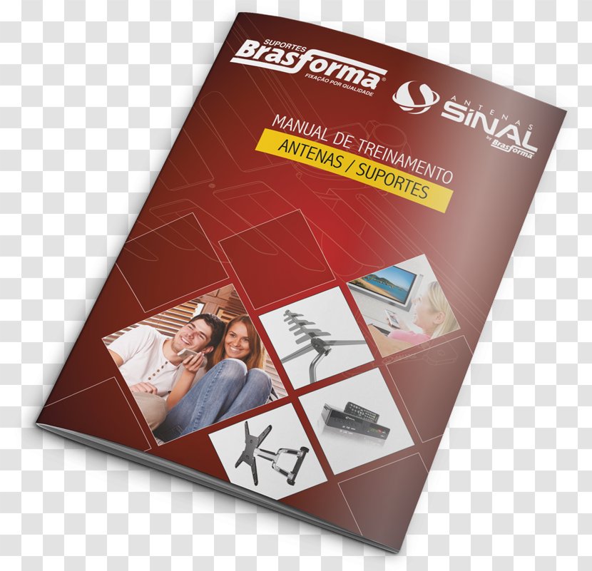 Television Set Installation Aerials Signal Video - Multimedia Projectors - Brochure Mockup Transparent PNG