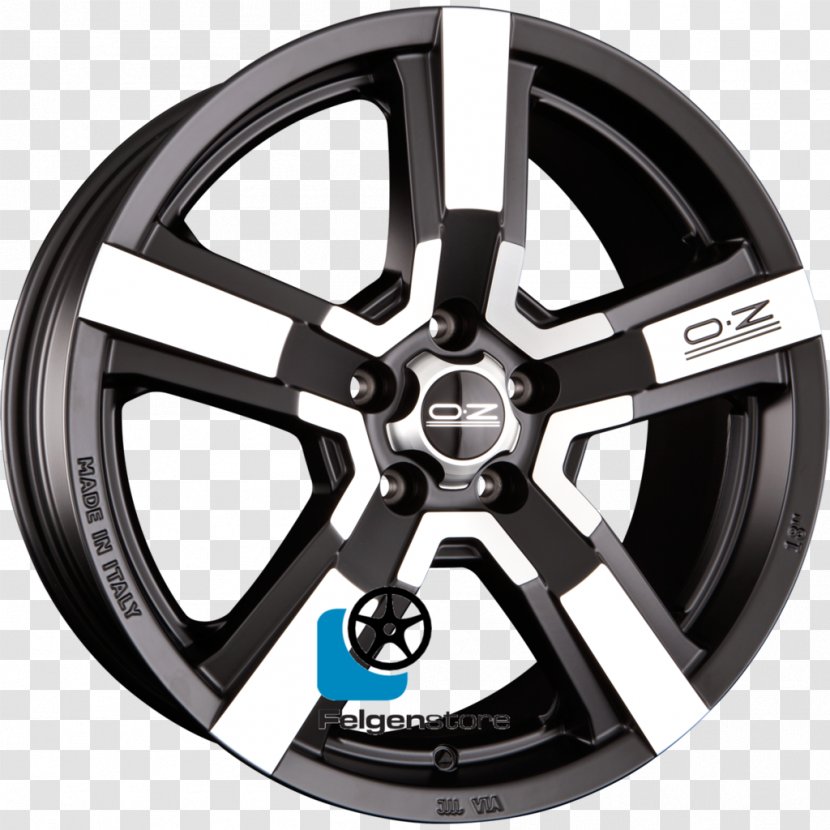 Car OZ Group Alloy Wheel Autofelge Versilia - Automotive System - Diamond Cutting Transparent PNG