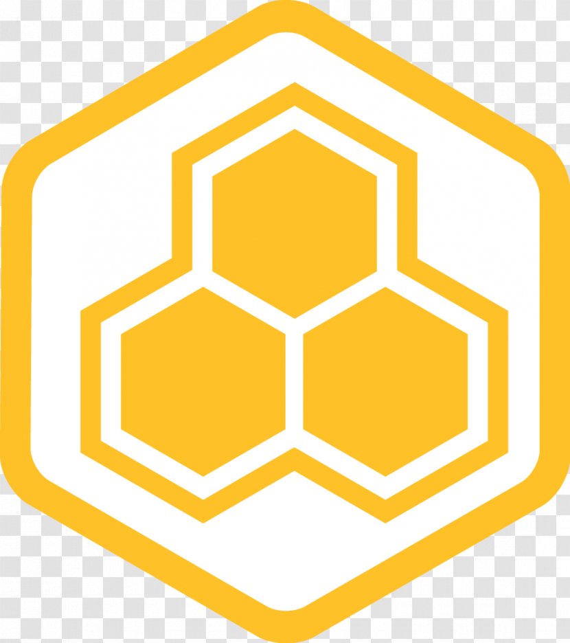 Hexagon Geometry Technology - Badge Design Transparent PNG