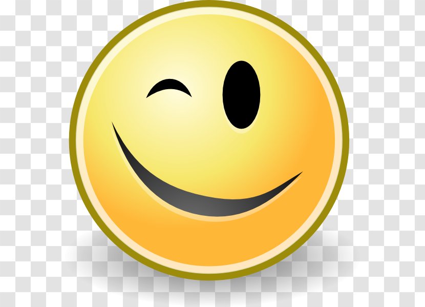Wink Smiley Emoticon Clip Art - Happiness - Winking Eye Cliparts Transparent PNG