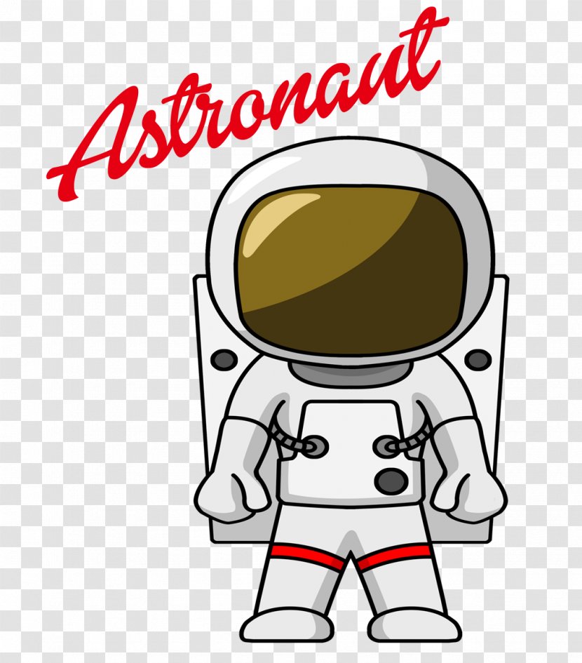 Clip Art Image Vector Graphics Illustration - Astronaut Transparent PNG