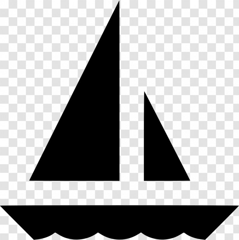 Monochrome Photography Triangle Sailing Ship Transparent PNG