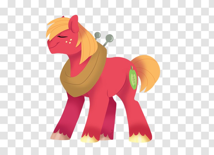 Big McIntosh Clip Art Horse McDonald's Mac Fluttershy - Red Transparent PNG