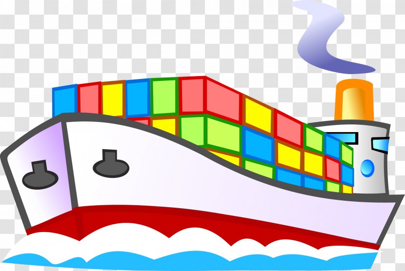 Boat Ship Cartoon - Designer - Hand Painted Colored Transparent PNG