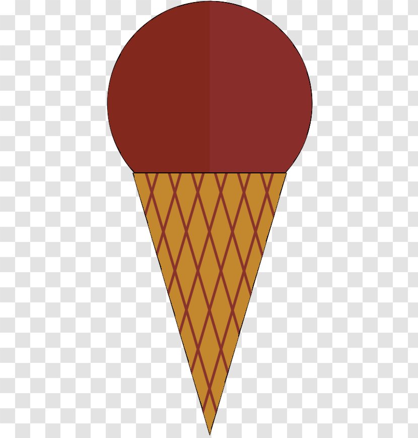 Ice Cream Cones Line Angle Font - Orange - Dairy Transparent PNG