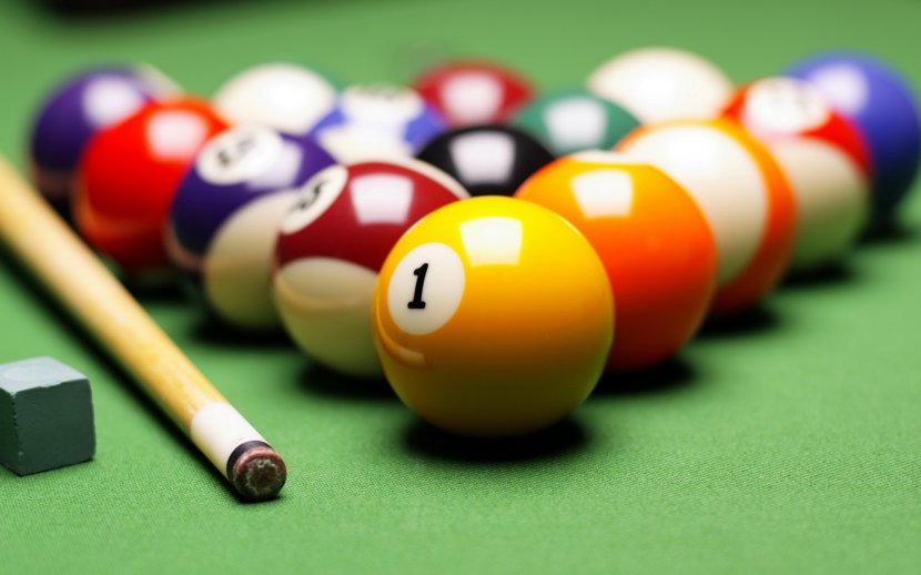 Pure Pool Cool 8 Ball Table Billiards - Cue Stick - Billiard Transparent PNG