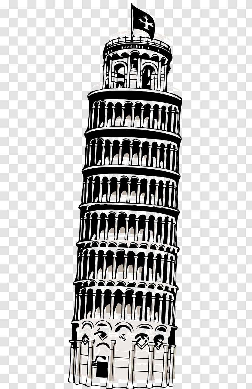 Leaning Tower Of Pisa Eiffel Clip Art - Facade Transparent PNG