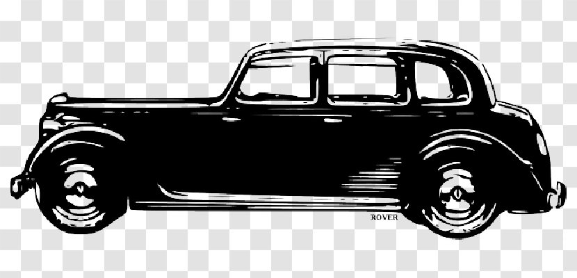 Classic Car Oldsmobile Vintage Rover - White Template Transparent PNG