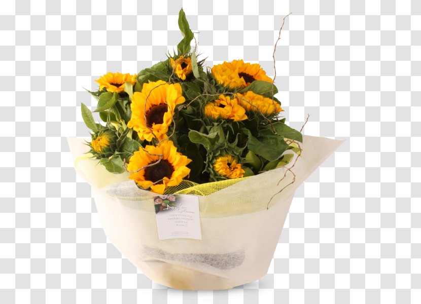 Floral Design Flower Bouquet Cut Flowers Common Sunflower - Vase Transparent PNG