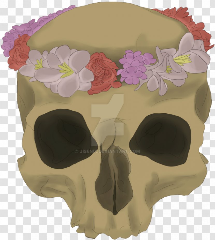 TeePublic DeviantArt Skull Petal - Bone Transparent PNG