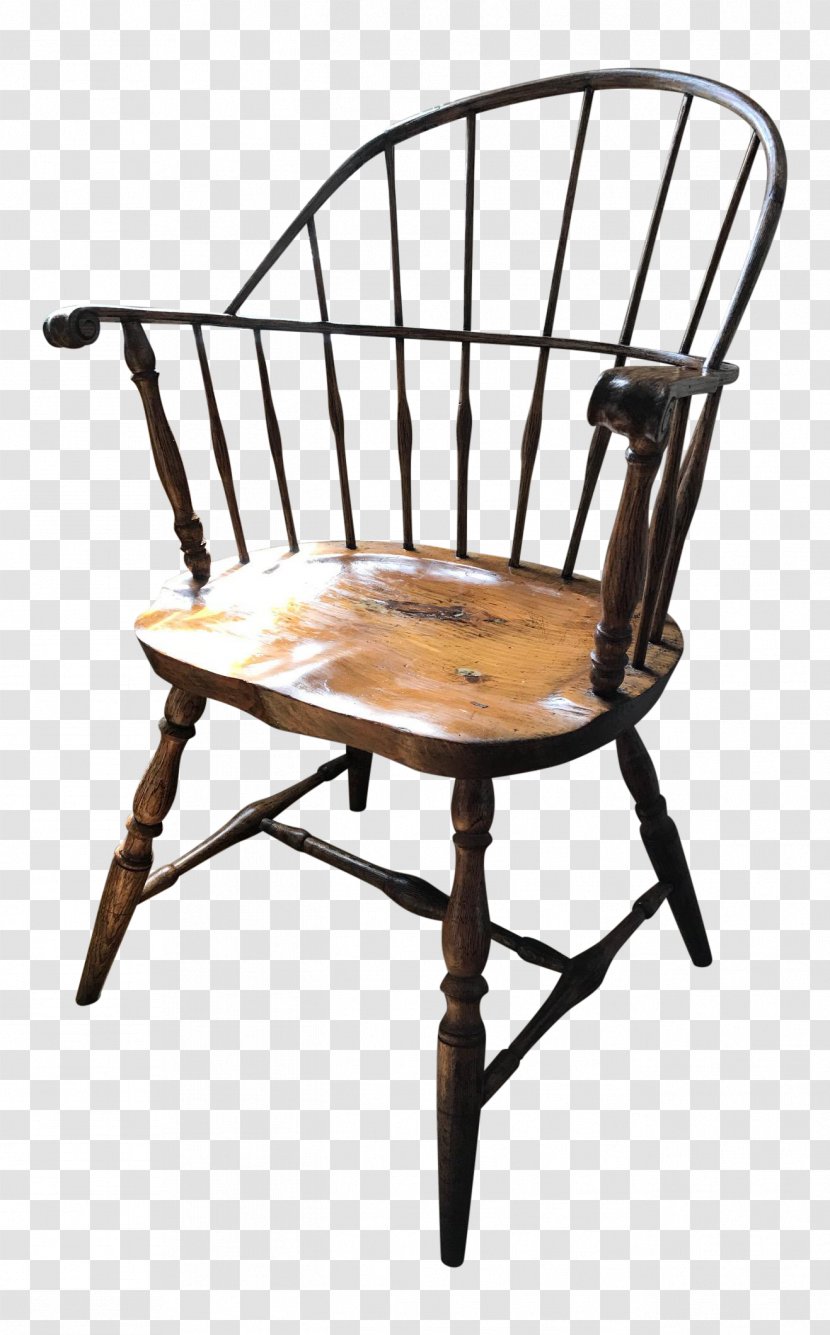 Windsor Chair Table Furniture Seat - Antique - Mahogany Transparent PNG