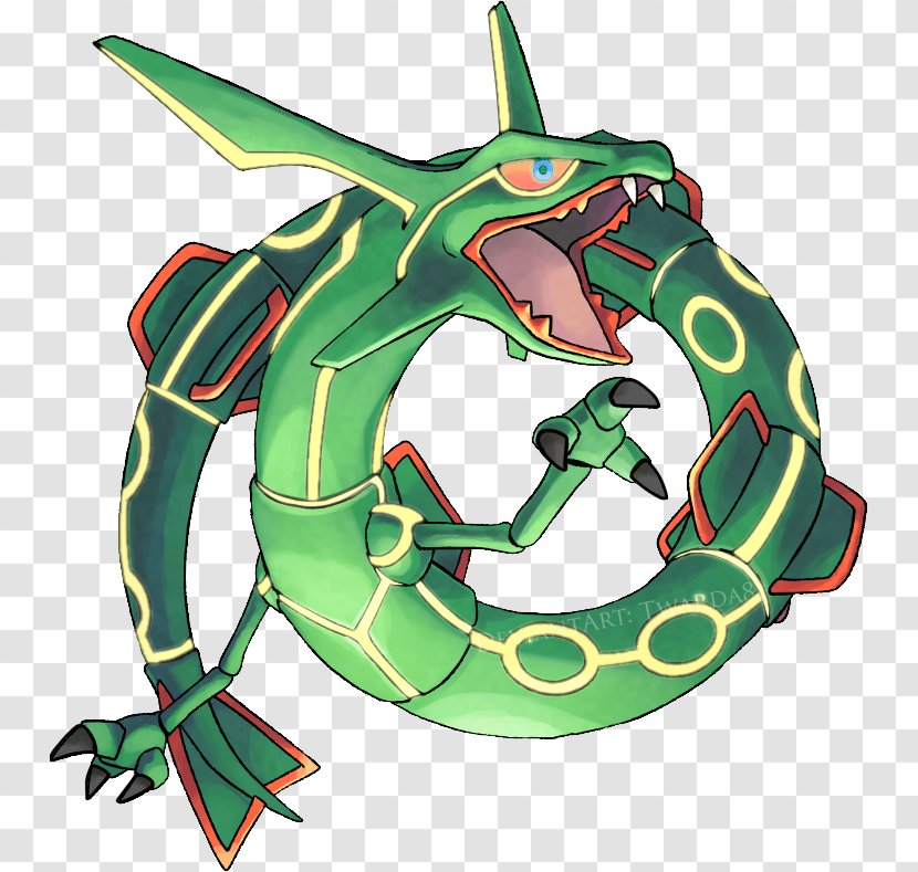 Pokémon Emerald Diamond And Pearl HeartGold SoulSilver Rayquaza GO - Amphibian - Pokemon Go Transparent PNG