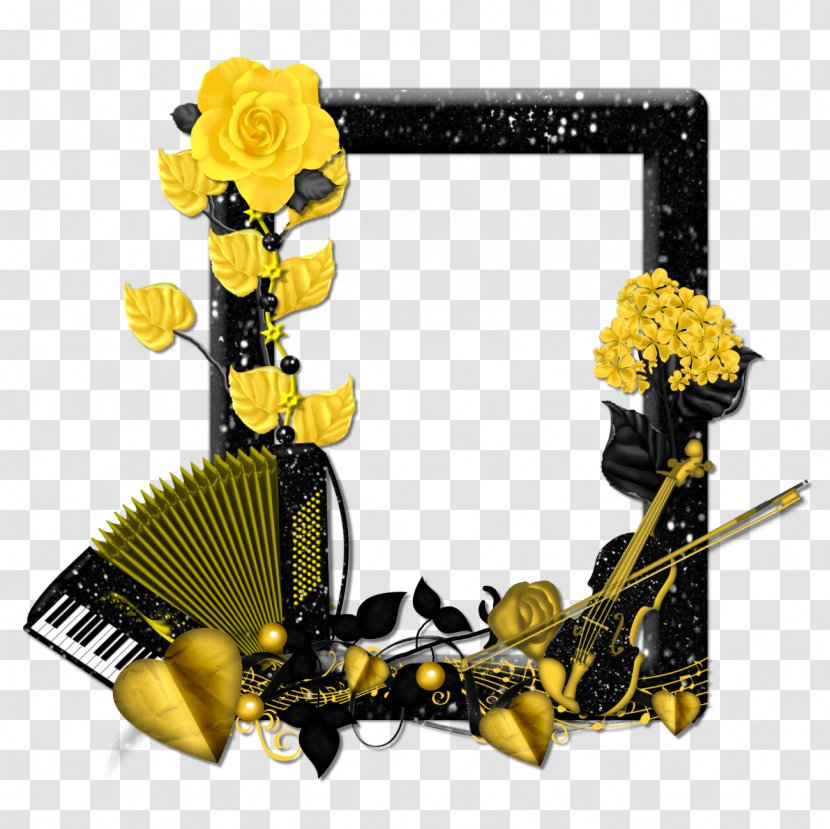 Hit Text Image JPEG Cent - Pollinator - Yellow Rose Border Transparent PNG