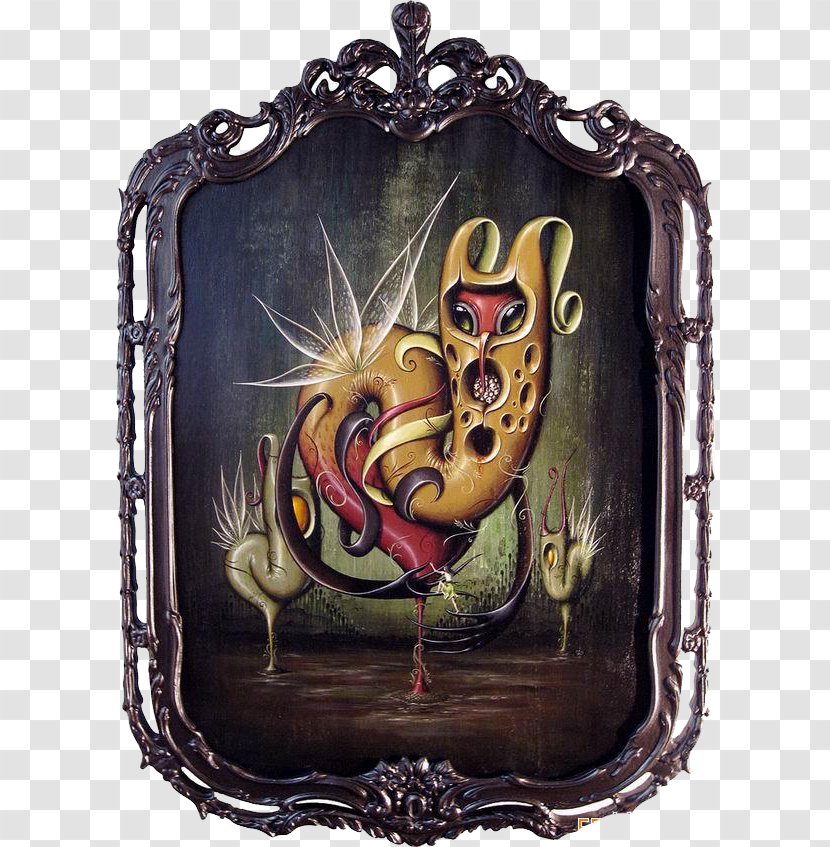 Art Painting - Vintage Clothing - Retro Monster Picture Frame Transparent PNG
