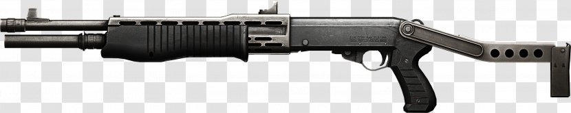 Battlefield 3 Weapon Firearm Franchi SPAS-12 4 - Gun - Shot Transparent PNG
