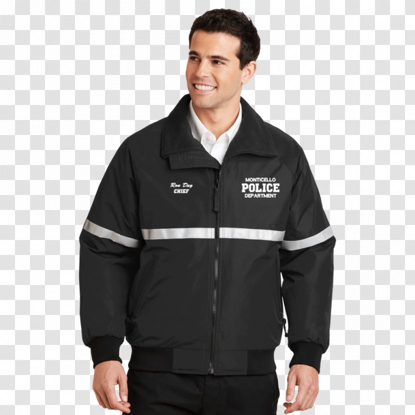 Jacket Hoodie Zipper Lining Outerwear - Shell - Black Denim Transparent PNG