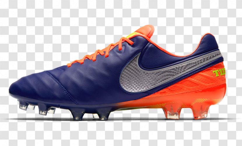 Nike Tiempo Football Boot Mercurial Vapor Shoe - Orange Transparent PNG