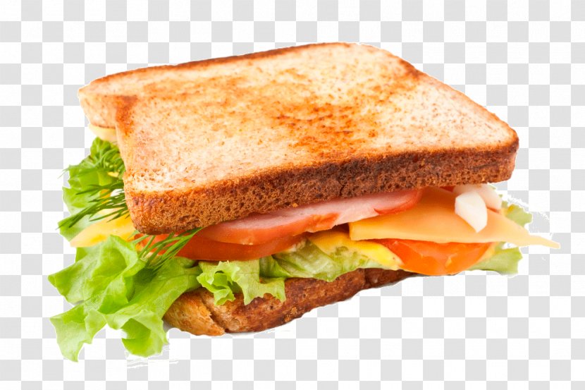 Ham And Cheese Sandwich Breakfast Montreal-style Smoked Meat BLT Fast Food - Finger - Toast Transparent PNG