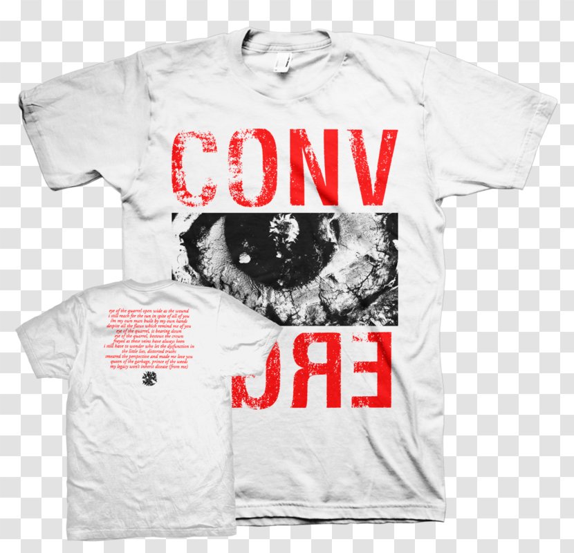 T-shirt Converge Hoodie Eye Of The Quarrel - T Shirt Transparent PNG