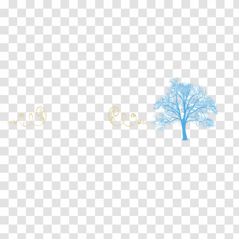 Desktop Wallpaper Sky Body Jewellery Computer Font - Blue Christmas Tree Elements Transparent PNG