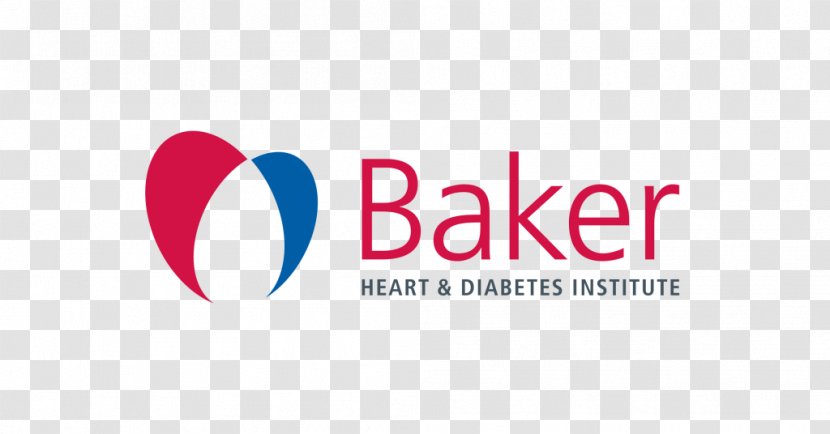 Logo Baker Heart And Diabetes Institute Mellitus Research Cardiology - Hospital - Text Transparent PNG